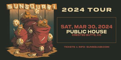 SunSquabi is back at the Public House Saturday March 30th 2024